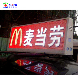 Doble lado exterior P5 taxi <span class=keywords><strong>Top</strong></span> LED techo del coche video led display taxi pantalla led - Product Image 5