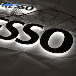 ไฟแบ็คไลท์อิเล็กทรอนิกส์โครเมียมแขวน Led,ป้ายโลโก้อลูมิเนียมตัวอักษร - Product Image 5