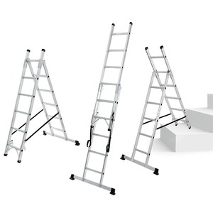 Aluminium 3 Manier Ladder Aluminium Multifunctionele Ladder Stap <span class=keywords><strong>Ladders</strong></span> - Product Image 4