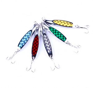 Leurre métallique de type cuillère avec anneau <span class=keywords><strong>fendu</strong></span> en fer, appât artificiel de haute qualité idéal pour la pêche au bar ou au brochet, 7CM, 21G - Product Image 3