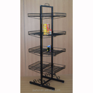 Cửa Hàng Trưng Bày Hàng Hóa Kệ Trưng Bày Dây Kim Loại Hai Mặt Nhiều Tầng Có Thể Điều Chỉnh - Product Image 2