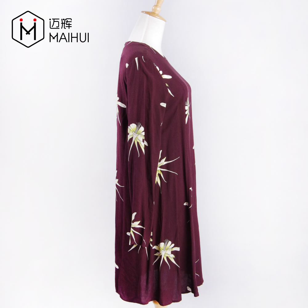 Женская одежда нестандартной конструкции из шифона с цветочным рисунком для женщин длинное платье