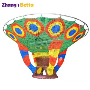 Filets d'escalade en <span class=keywords><strong>crochet</strong></span> arc-en-ciel Bettaplay pour aire de jeux intérieure, aire de jeux pour enfants - Product Image 2