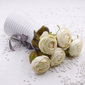Haute Qualité Directe De Soie Artificielle Roses Fleurs Vraie Touche pour La Maison Jardin Décoration De Fête De Mariage - Product Image 4