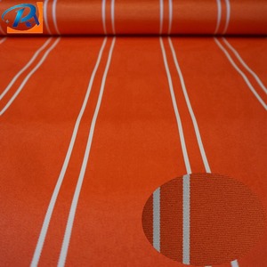 Motif Teint en fil et 100% Polyester Blanc Bleu Rayé Extérieur Auvent tissu - Product Image 5