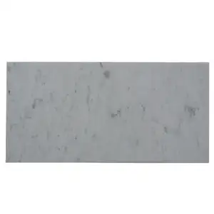 Chinês polido telha de revestimento de mármore branco de carrara itlaian
