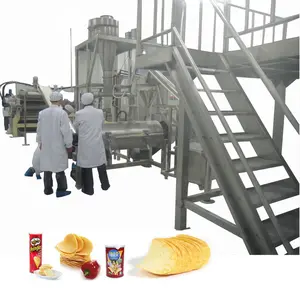 Máquina de batatas fritas totalmente automática fabrica/batatas fritas fazendo preço da máquina