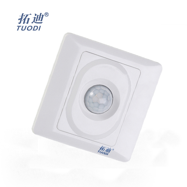 TDL-2100AJ TUODI 220V PIR Motion Sensor Smart Light Switch with 800W Load and 7-10M Detection Range