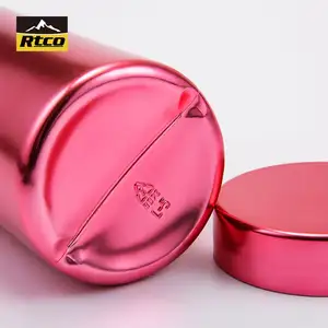 Rtco Bpa Gratis Roze Vitamine 16 Oz Plastic Potten Lege Fles Voor Verpakking Wei-eiwit