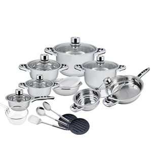 2018 nouveau design cuisine en acier inoxydable <span class=keywords><strong>non</strong></span> bâton batterie de cuisine avec des pots <span class=keywords><strong>et</strong></span> des casseroles - Product Image 2