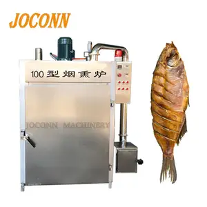 cold salmon smoking house/ fish smokind and drying machine / dried beancurd smoking machine for food