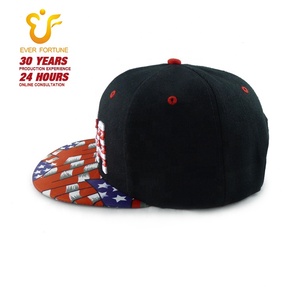 Gorras Deportivas de 6 Paneles con Logotipo Bordado en 3D Personalizado de Alta Calidad, Estilo Bandera Americana, Equipo de EE. UU., Hip Hop, Gorras de Diseñador para Hombre - Product Image 5
