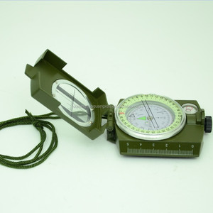 Brújula Prismática de Precisión con Clinómetro y Cordón para Topografía Geológica y Exploración Forestal - Product Image 1