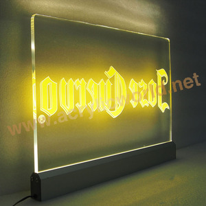 OEM Custom Super Slim Edge Lit Acrylic LED Light <b>Box</b> Sign Ultra-Thin Illuminated <b>Display</b> Sign for Retail and Branding - Product Image 6