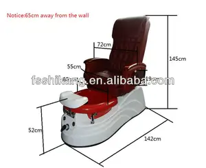 Dernière fauteuil de pédicure vente d'usine/pied, fashional fauteuil de massage spa/jolie. sk-8008-2019 spa salon chaise