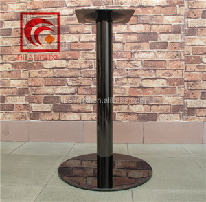 Rose titane or noir rond en acier inoxydable base, En acier inoxydable pied de <span class=keywords><strong>table</strong></span>, Métal <span class=keywords><strong>pieds</strong></span> de <span class=keywords><strong>table</strong></span> - Product Image 1