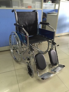 Fauteuil roulant manuel AJ-605 avec accoudoir amovible Sentra fonctionnel Repose-pieds pivotant Repose-pieds pivotant confortable - Product Image 2