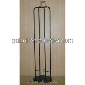 Estante de metal de pie para el suelo, estante de exhibición para tienda de venta al por menor de alambre ajustable inclinado, accesorio de varios niveles, almohadillas de papelería, promoción - Product Image 3