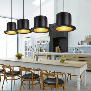 Lampada a Sospensione Moderna e Popolare con Design a Cappello, Lampadario Elegante per Soggiorno - Product Image 6