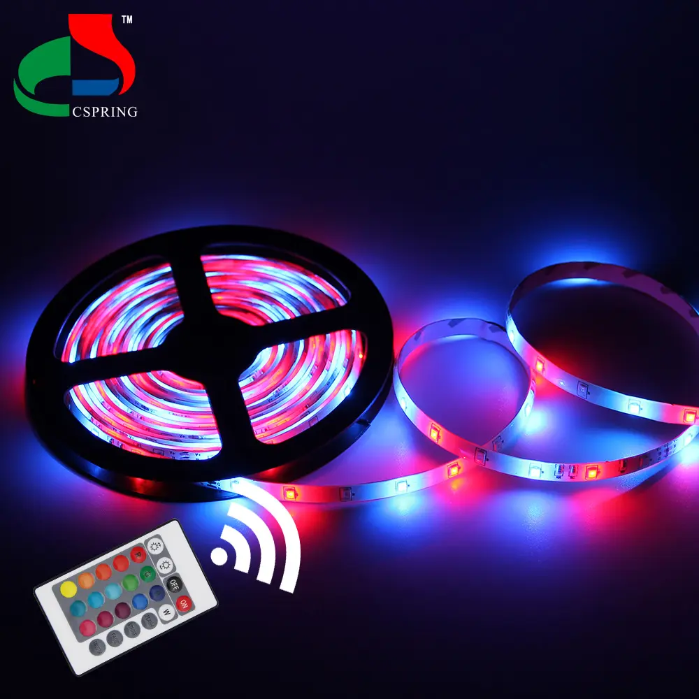 Advertising Light 4 Pin Connector RGB Smd2835 DC12V Waterproof IP65 Christmas decorative Led Strip Light