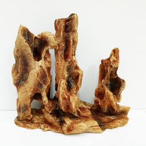 수지 화산 수족관 장식품 - Product Image 1