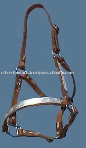 Cabestro De Cuero Caballo Con Plata - Product Image 2