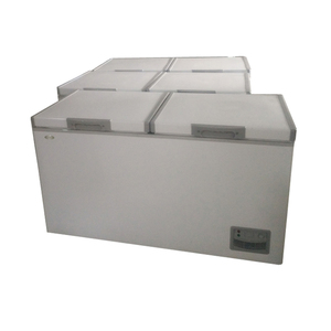 Congélateur coffre commercial <span class=keywords><strong>400L</strong></span> à double température avec couvercle rabattable - Product Image 3