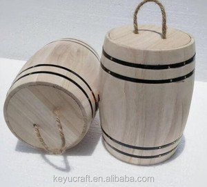 Baril <span class=keywords><strong>en</strong></span> <span class=keywords><strong>bois</strong></span> <span class=keywords><strong>de</strong></span> couleur naturelle, emballage cadeau, à la mode, OEM - Product Image 2