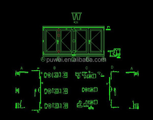 Trượt gấp phần cứng cho <span class=keywords><strong>PVC</strong></span> cửa trượt - Product Image 5