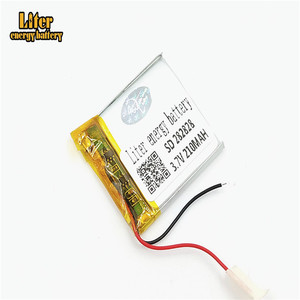 Manufacture 3,7 V battery rechargeable LIPO 282828, 210 mah small battery for MP4 - Product Image 2