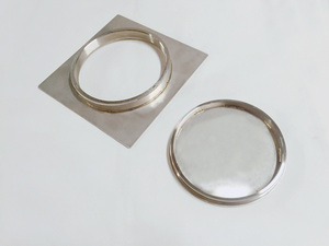 <strong>Bathroom</strong> Accessory Drain Stainless Steel Square Floor Cleanout <strong>Plug</strong> - Product Image 4