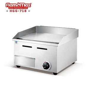Griglie elettriche e piastre <span class=keywords><strong>professionali</strong></span> in acciaio inossidabile con piastra piana riscaldante in ghisa o piastra Grill - Product Image 5