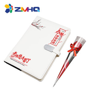 Para el profesor con notebook tarjeta Clavel y pluma - Product Image 1