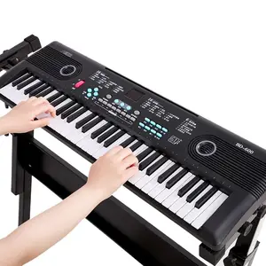 ספוט סחורות צעצוע midi 3 דיגיטלי כלי נגינה 61 מפתחות אלקטרוני צעצועי איבר פסנתר עם 2 קונים