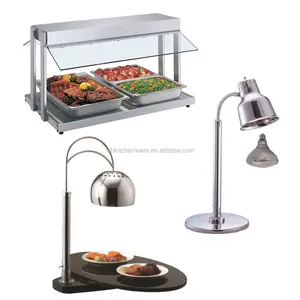 stainless steel buffet lights for food warming