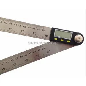 Universal Bevel Protractor 0-320 Degree Angle Adjustable Vernier Protractor