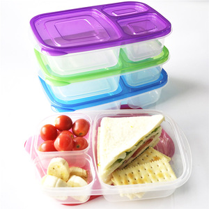 Yongli-fiambrera de plástico para oficina, fiambrera <span class=keywords><strong>Rectangular</strong></span> de PP, contenedor de alimentos - Product Image 4