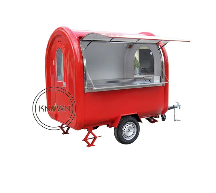 2024 piccolo frigorifero freezer food truck per la vendita, cucina mobile food van