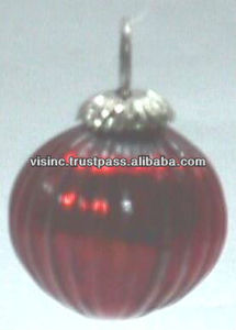 Décoration suspendue de Noël en verre Ornement festif pour la décoration intérieure - Product Image 2