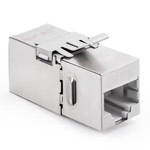 RJ45 Cáp Adapter để mở rộng mạng dây kết nối 90 độ cat6 FTP Modular Adapter Cáp kết nối - Product Image 2