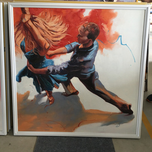 Vente en gros d'articles de décoration intérieure abstraite <span class=keywords><strong>danseuse</strong></span> romantique peinture à l'huile amant tango peinture sur toile pour la décoration intérieure - Product Image 4