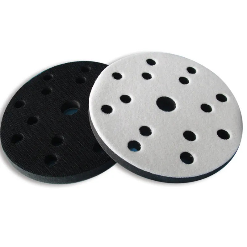 6Inch 15-Hole Hook and Loop Sponge Soft buffer Interface Pads/Pad for Polishing Grinding Power Tools Accessories