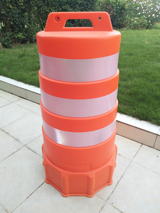 Yansıtıcı bant uyarı plastik trafik davul ile SM-009 100cm yükseklik yol güvenliği - Product Image 3