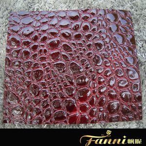 Baru Buaya Sintetis <span class=keywords><strong>PVC</strong></span> Buaya Timbul Kulit untuk Sepatu - Product Image 5