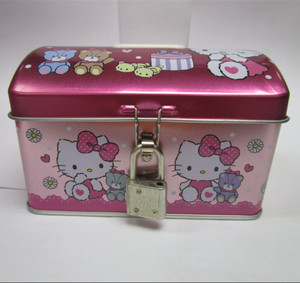 Piggy Bank/kids Tin Can <strong>Treasure</strong> <strong>Box</strong>/coin <strong>Box</strong> - Product Image 1