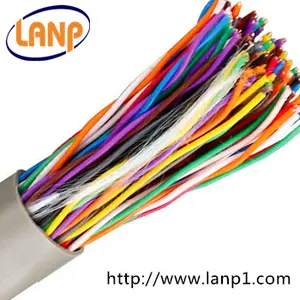 Bawah Tanah Jelly Diisi Telepon Kabel Multipair Cat3 2 10 20 25 50 100 300 Pasang Telepon Kabel Outdoor