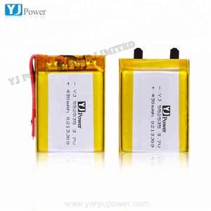 קטן גודל ליתיום פולימר <span class=keywords><strong>3.7V</strong></span> 552535 430mAh נטענת <span class=keywords><strong>li</strong></span> po למכשירים חכמים - Product Image 5