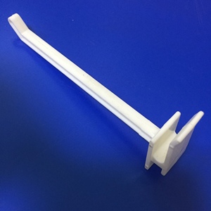 2 inch màu trắng Bướm <span class=keywords><strong>Pegboard</strong></span> <span class=keywords><strong>Hooks</strong></span> Lỗ hiển thị bảng móc siêu thị Hàng Hóa hiển thị móc - Product Image 3