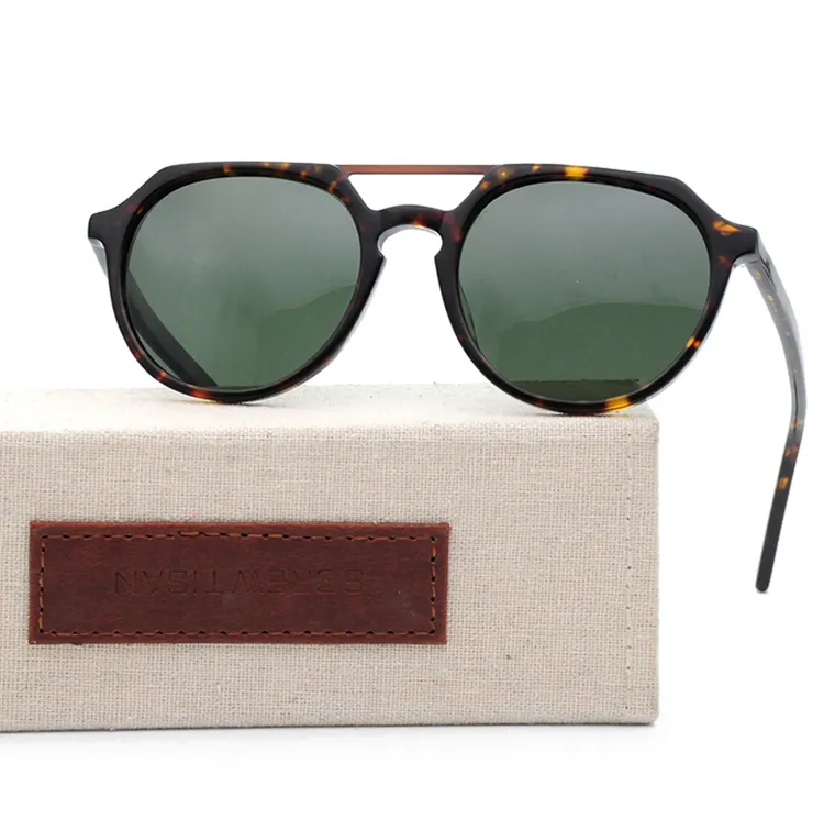 Pronto stock occhiali da sole polarizzati in acetato italia design all'ingrosso LS7023