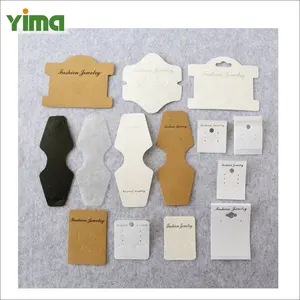 2024 factory wholesale fashion paper and plastic hair accessory hair band headband display card custom